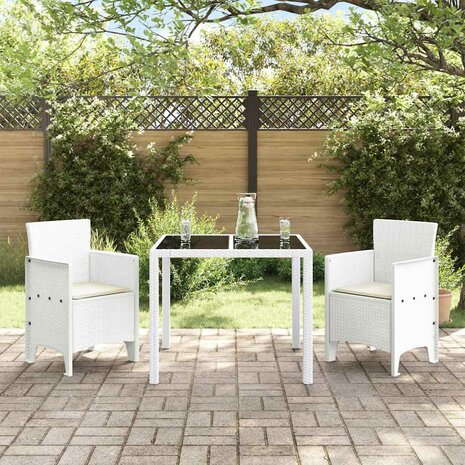 Tuinstoel 2 pcs Wit 53 x 49 x 85 cm PP 3