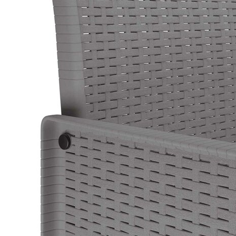 Tuinstoel 2 pcs Lichtgrijs 53 x 49 x 85 cm PP 8