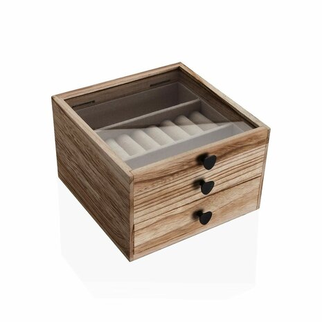 Juwelenkistje Versa Paulownia hout 21 x 7 x 30 cm 1