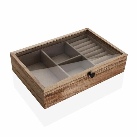 Juwelenkistje Versa Paulownia hout 19 x 11,8 x 18 cm 1