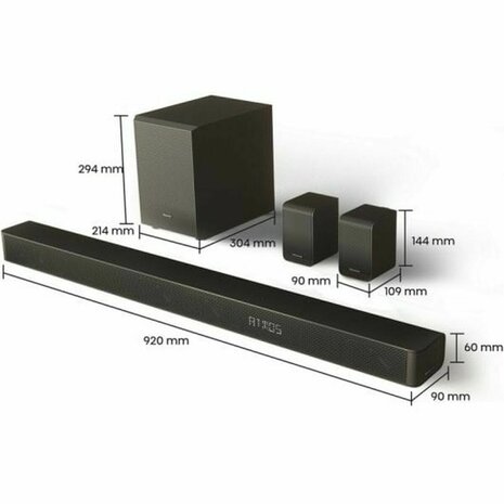 Soundbar Hisense AX5100G    340W Zwart 2