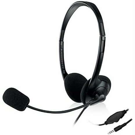 Hoofdtelefoon met microfoon Ewent EW3567 Zwart (1 Stuks) 8