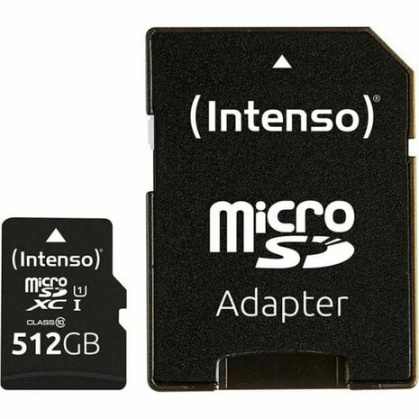 Micro SD kaart met adapter INTENSO 3423493 512 GB 1