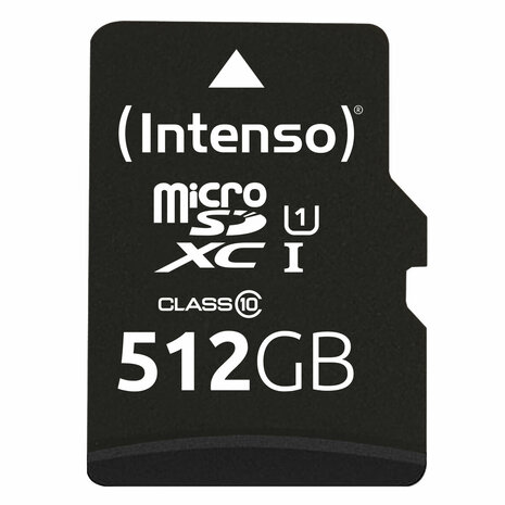 Micro SD kaart met adapter INTENSO 3423493 512 GB 5