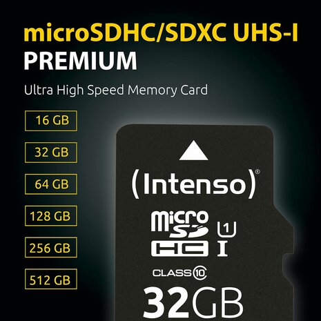 Micro SD kaart met adapter INTENSO 3423492 256 GB 7