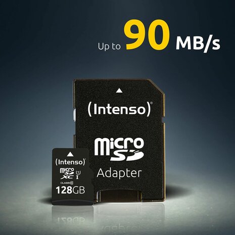 Micro SD kaart met adapter INTENSO 3423492 256 GB 8