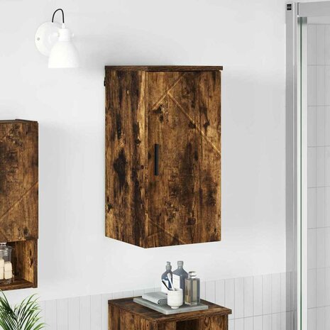 Badkamerkast Gerookt eiken 30 x 31.5 x 61 cm Bewerkt hout 1