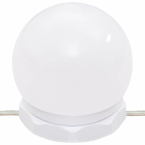 Spiegelkast met LED-verlichting 90x31,5x62 cm hoogglans wit 7