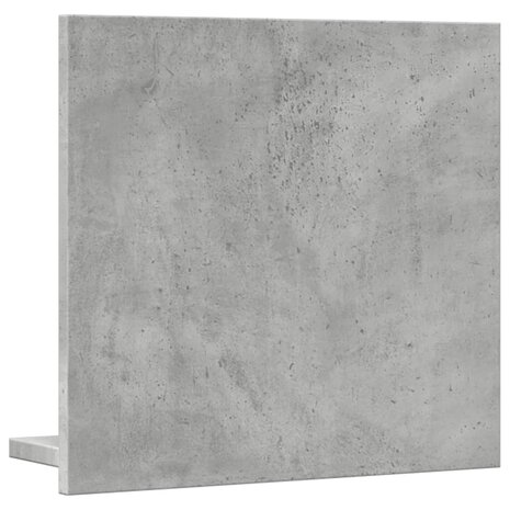 Badkamerspiegelkast 40x11x37 cm bewerkt hout betongrijs 6