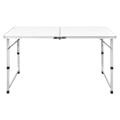 Campingtafel inklapbaar en verstelbaar 120x60 cm aluminium 2