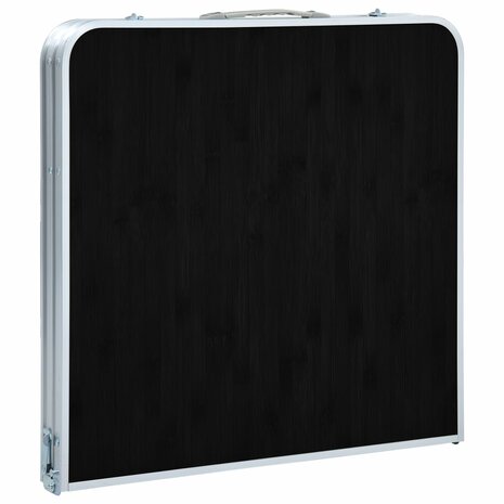Campingtafel inklapbaar 120x60 cm aluminium grijs 5