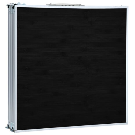 Campingtafel inklapbaar 180x60 cm aluminium grijs 5