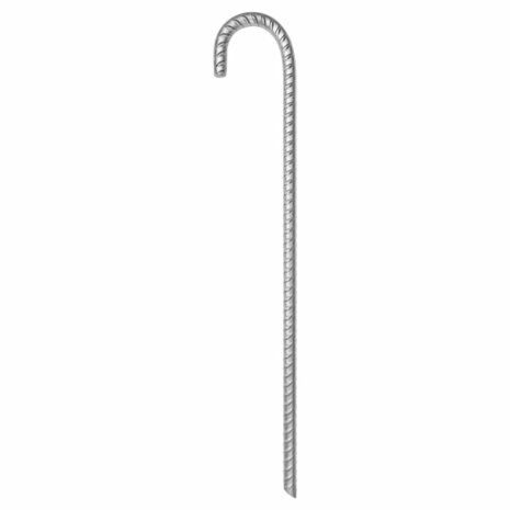Tentharingen 12 st Ø12 mm 41,5 cm gegalvaniseerd staal 3