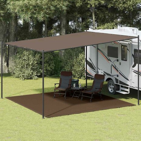 Tenttapijt 400x400 cm bruin 1