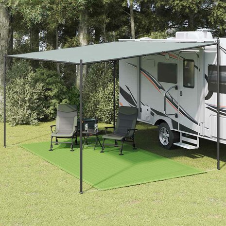 Tenttapijt 250x400 cm HDPE lichtgroen 1
