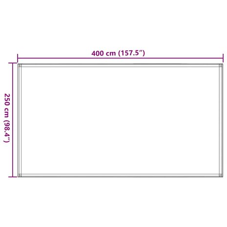 Tenttapijt 250x400 cm HDPE lichtgroen 7
