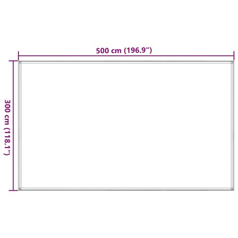 Tenttapijt 300x500 cm HDPE lichtgroen 7