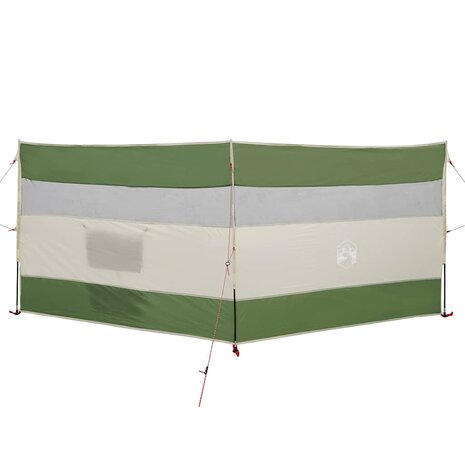 Windscherm camping waterdicht 340x130 cm groen 2
