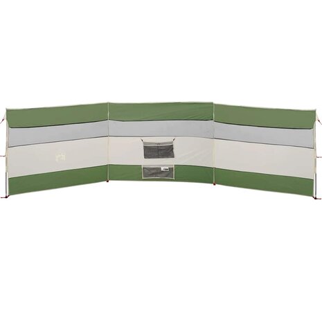 Windscherm camping waterdicht 508x130 cm groen 6