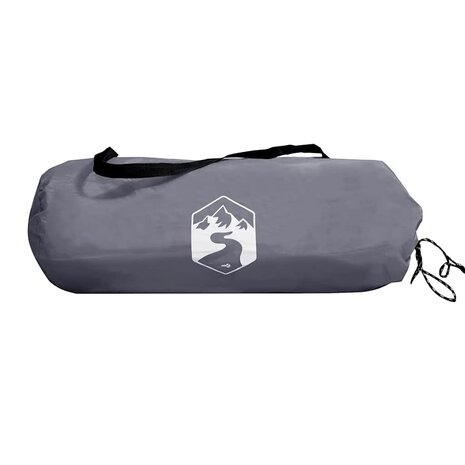 Windscherm camping waterdicht 508x130 cm grijs en oranje 9