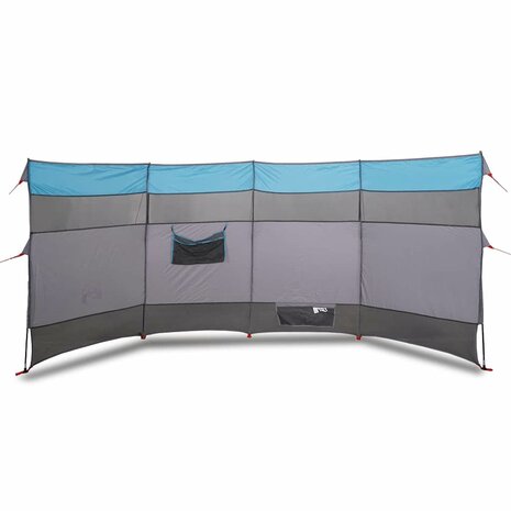 Windscherm camping waterdicht 366x152x152 cm blauw 2