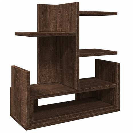 Bureau organiser 49x20x52,5 cm bewerkt hout bruin eikenkleurig 2