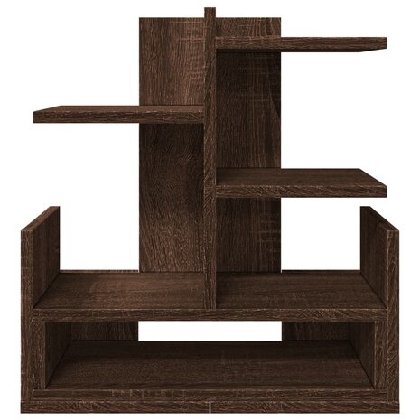 Bureau organiser 49x20x52,5 cm bewerkt hout bruin eikenkleurig 4