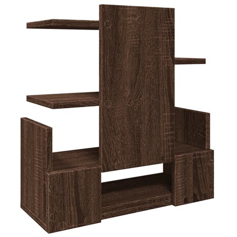 Bureau organiser 49x20x52,5 cm bewerkt hout bruin eikenkleurig 6