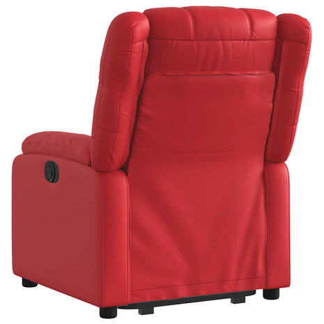 Sta-op-stoel kunstleer rood 5