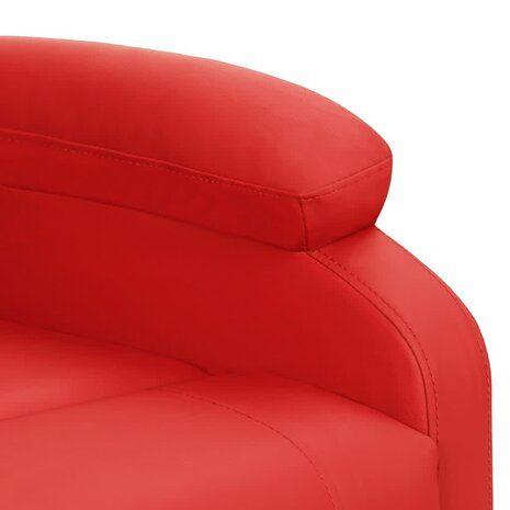 Sta-op-stoel kunstleer rood 8