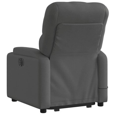 Sta-op-massagestoel verstelbaar stof donkergrijs 5