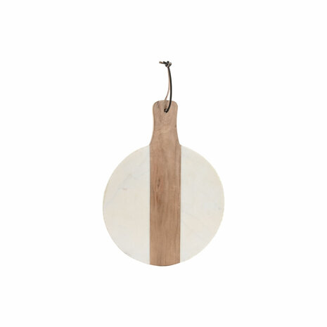 Snijplank Home ESPRIT Wit Natuurlijk 30 x 40 x 2 cm 41 X 31 X 2 CM 4