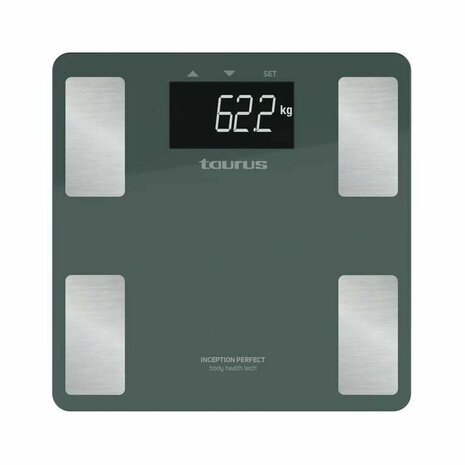 Digitale Personenweegschaal Taurus INCEPTION PERFE Blauw Groen Gehard glas 180 kg 4