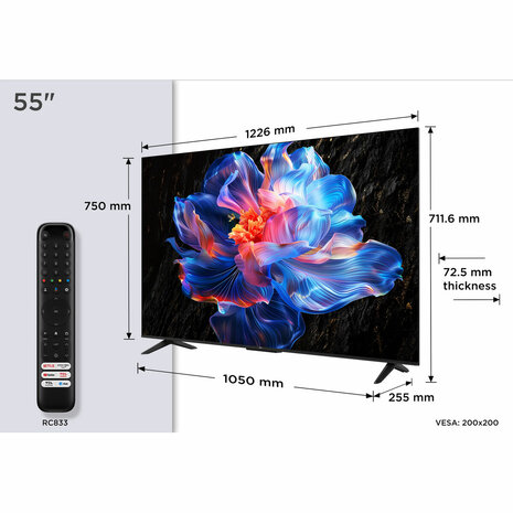 Smart TV TCL 55P6K 55" 4K Ultra HD LED HDR 2