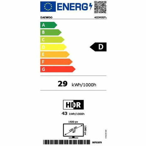 Smart TV Daewoo 40DM95FV Full HD 40" LED 2