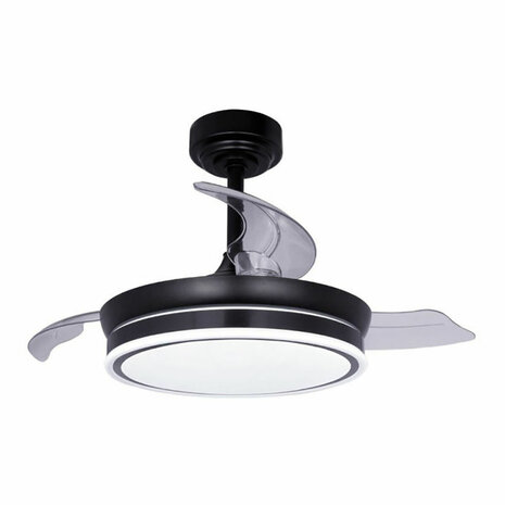Plafondventilator CristalRecord 85-065-46-180 Zwart 45 W Ø 92 cm 3