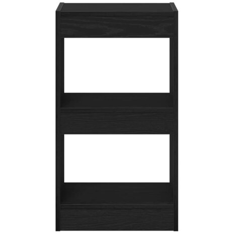 Boekenkast Zwart eiken 40 x 30 x 71.5 cm Bewerkt hout 5