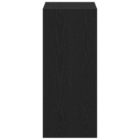 Boekenkast Zwart eiken 40 x 30 x 71.5 cm Bewerkt hout 6