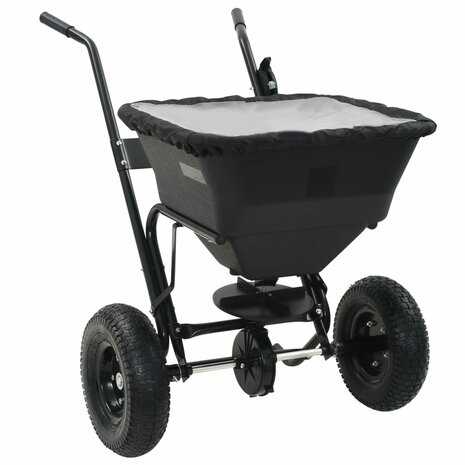 Strooiwagen duwmodel 45 L 106x73x76 cm PVC en staal 1
