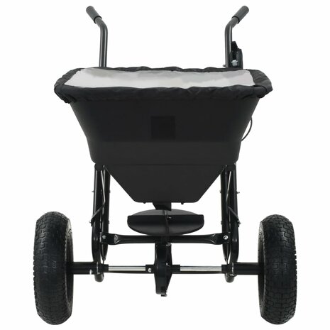 Strooiwagen duwmodel 45 L 106x73x76 cm PVC en staal 2