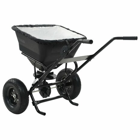 Strooiwagen duwmodel 45 L 106x73x76 cm PVC en staal 3