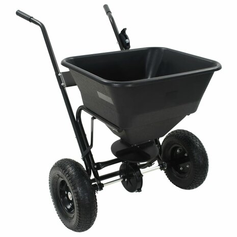 Strooiwagen duwmodel 45 L 106x73x76 cm PVC en staal 6