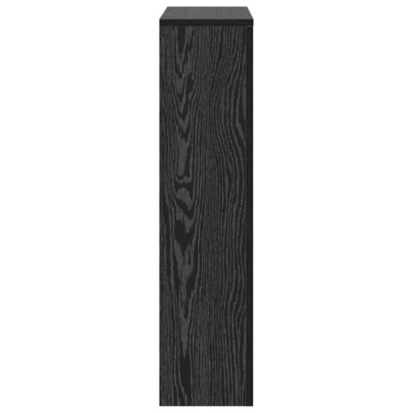 Radiatorafdekking Zwart Eiken 78 x 20 x 82 cm 5