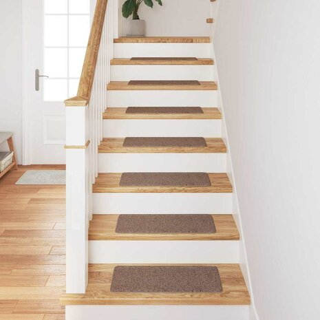 Antislip Trapmatten 15 pcs Bruin 60 x 25 cm PP 4
