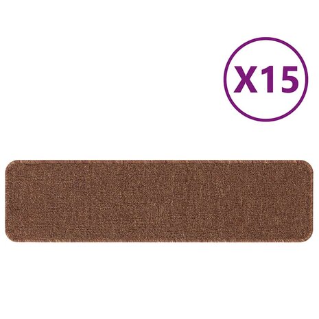 Antislip Trapmatten 15 pcs Geel 75 x 20 cm PP 3