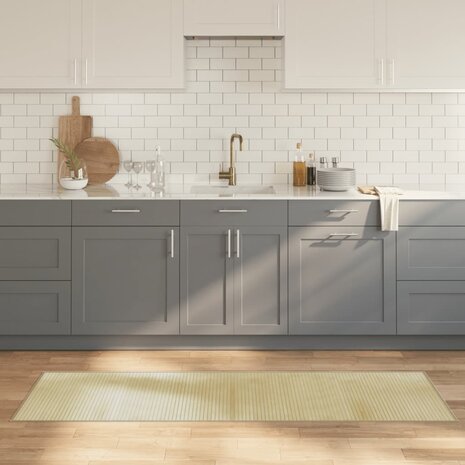 Vloerkleed rechthoekig 60x200 cm bamboe lichtnaturel 1