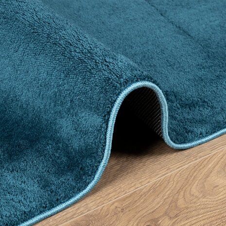 Vloerkleed OVIEDO laagpolig 120x120 cm turquoise 6