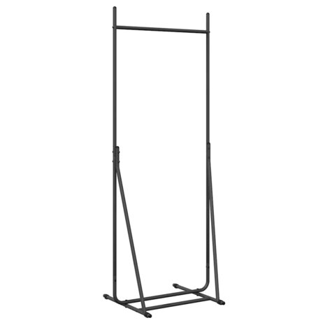 Kledingrek Zwart 62 x 48 x 158 cm Staal 7
