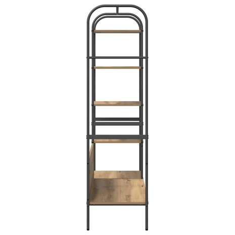 Kledingrek met plank Beige 120 x 44 x 160 cm Bewerkt hout 6