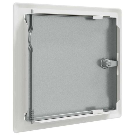 Toegangs paneel 2 pcs Wit 20 x 20 cm Staal 7